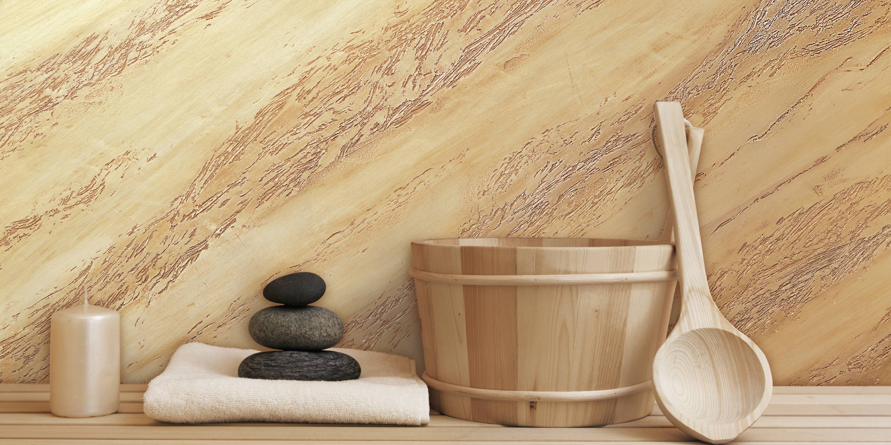 relax in sauna, zen stones and spa